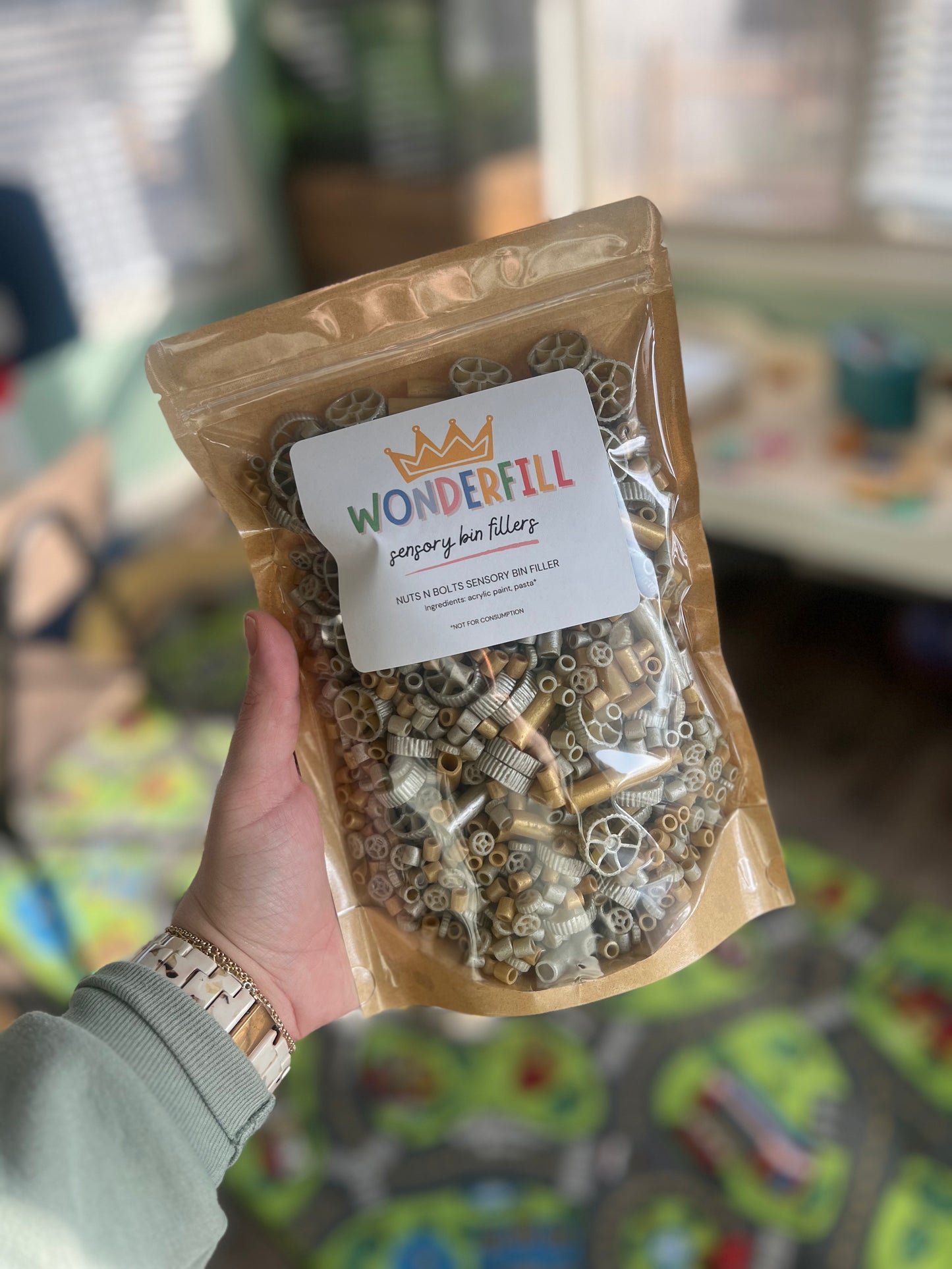 Nuts n Bolts Sensory Bin Filler