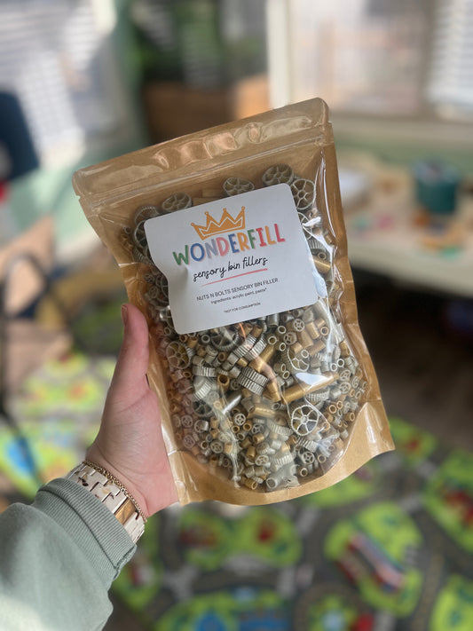 Nuts n Bolts Sensory Bin Filler