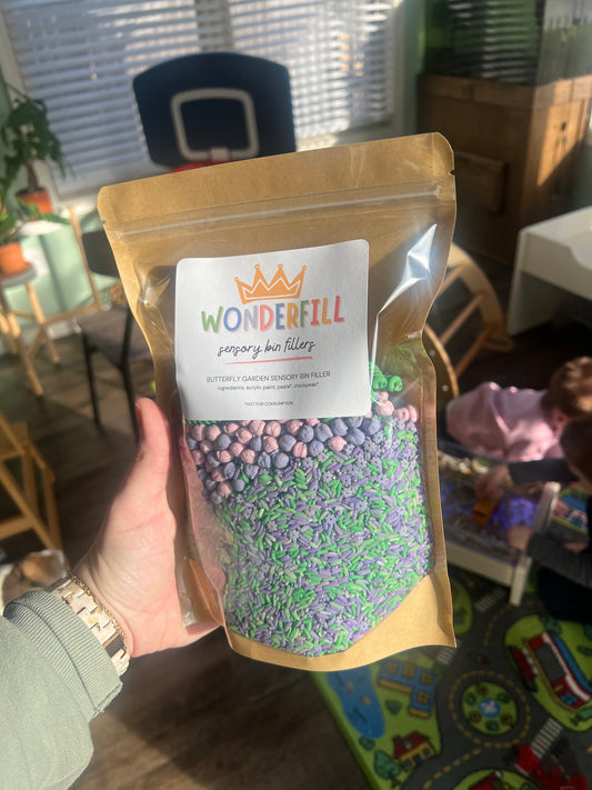 Butterfly Garden Sensory Bin Filler