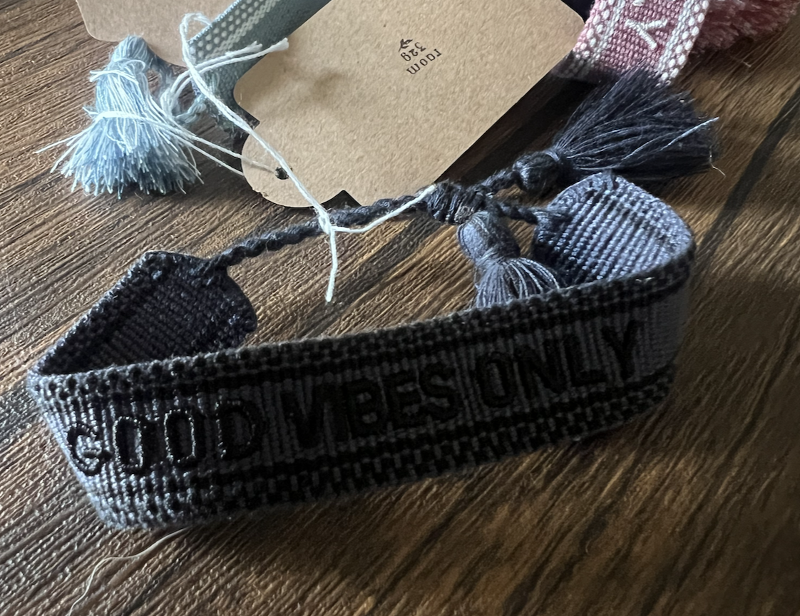 Embroidered Tassel Bracelets