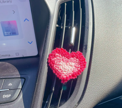 Punch Needle Car Vent Charms