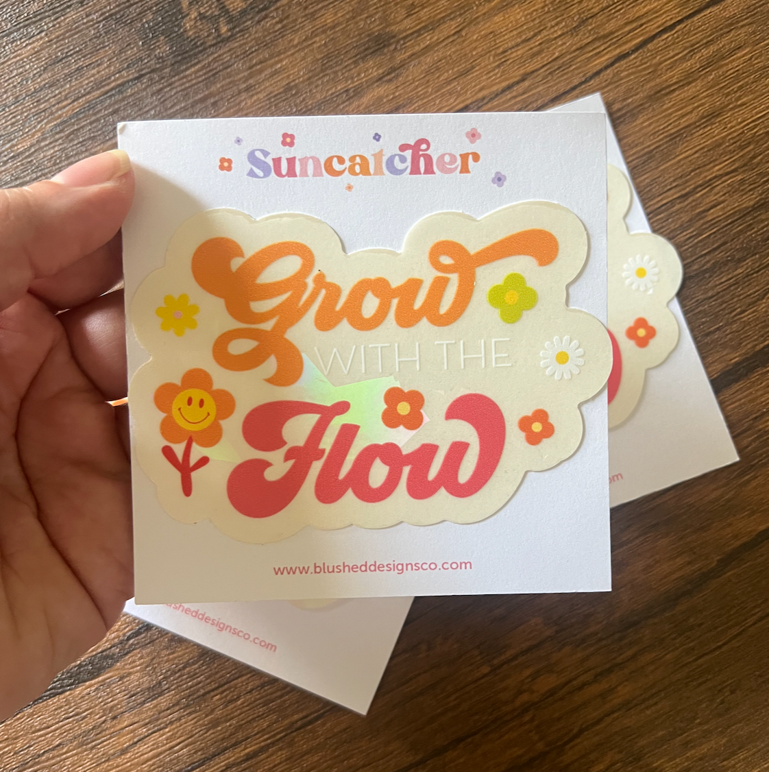 Grow with the Flow Groovy Rainbow Suncatcher