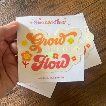 Grow with the Flow Groovy Rainbow Suncatcher