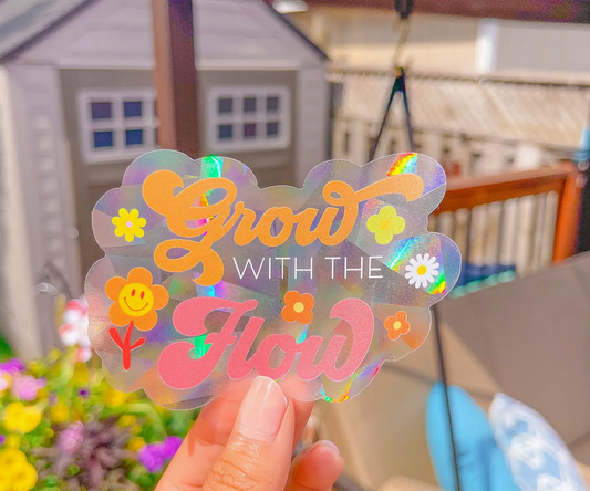 Grow with the Flow Groovy Rainbow Suncatcher