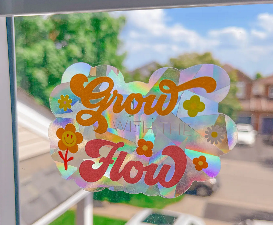 Grow with the Flow Groovy Rainbow Suncatcher