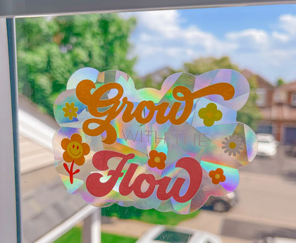 Grow with the Flow Groovy Rainbow Suncatcher